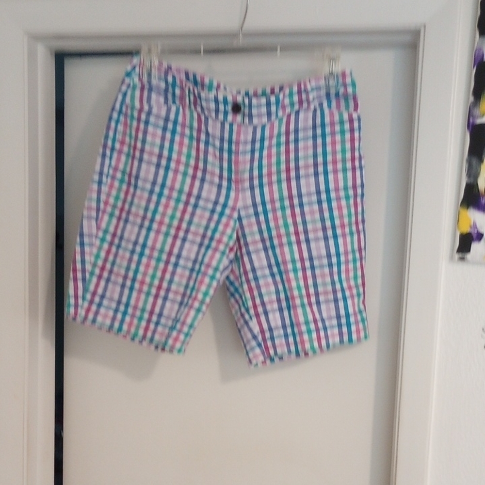 WoMen's Multicolor Plaid Shorts